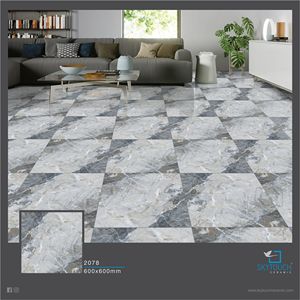 Carreaux muraux émaillés 200X600 MM à bas prix du fabricant leader Couleur gris clair Vue Construction Planchers accrocheurs Intérieur - Product Image 4