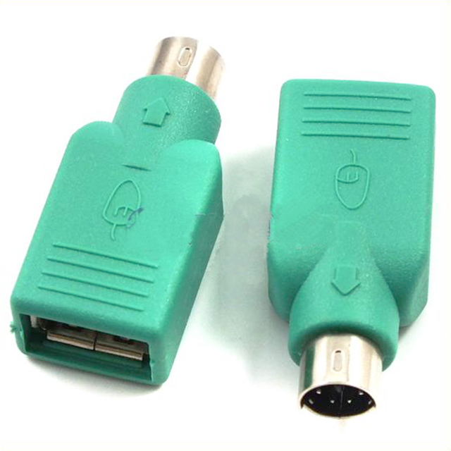 Computer Mouse Keyboard PS2 to USB Adapter PS2 Connector Convertor