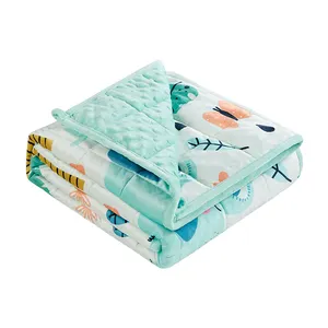 Manta de alta calidad para terapia de <span class=keywords><strong>autismo</strong></span>, con cubierta extraíble, peso de 12lbs, Minky Dot - Product Image 1