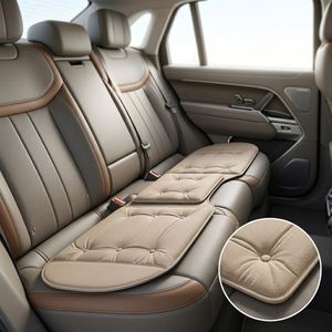 Cojín de Asiento de Coche de Alta Gama, Antiincrustante, Transpirable, Cómodo, Universal para Todas las Estaciones, con Relleno de Algodón, Accesorios para Coche - Product Image 3