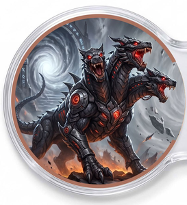 Moneda Doble Personalizada Chivalrous Canine Vs Sky Guardian 999 Cu para Recuerdo de Club de Mascotas - Product Image 2