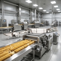 Ligne de production de chips de pommes de terre composées avec friteuse écoénergétique pour une consommation d'huile réduite et la fabrication de chips empilables