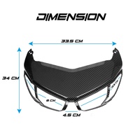 Accessoires de moto en gros pour Yamaha Nmax 155 125 couvercle de feu arrière de moto