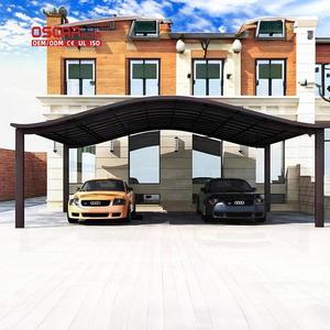 Kits DIY en aluminium et <span class=keywords><strong>bois</strong></span> en promotion : Auvent portable et durable pour allée, patio, jardin et abri de voiture - Product Image 1