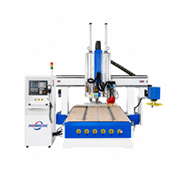 Router CNC Jinan Mosencnc 4x8 1325 de un solo husillo con motor refrigerado por aire de 9.0kW, cambiador automático de herramientas y magazín de herramientas de disco tipo carrusel