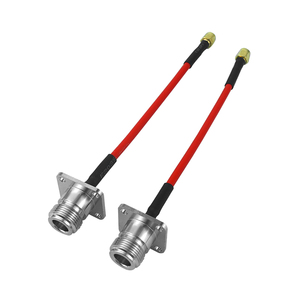 Câble coaxial RF N femelle 50Ω, assemblage de câble de raccordement RG402 Pigtail, longueur 150 mm, connecteur à angle droit, 3FT 10FT - Product Image 5