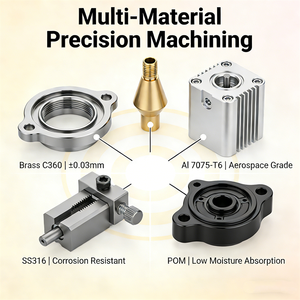 Servicios de Mecanizado <span class=keywords><strong>CNC</strong></span> de Precisión para Piezas de Acrílico, Aluminio y Acero Inoxidable con Alta Precisión y Precios Competitivos - Product Image 3
