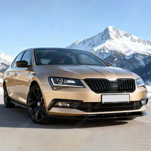 Pour Superb 2017 2018 : Sourcils de phares antibrouillard avant, lèvre de spoiler avant, accessoires de modification et de décoration, kit carrosserie - Product Image 5