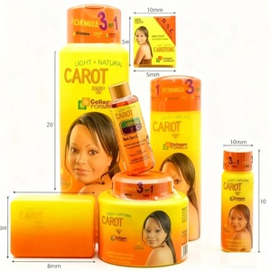 CAROT Vücut Yüz Kremi Beyazlatıcı Nemlendirici Besleyici Sıkılaştırıcı Kırışıklık Karşıtı Parlatıcı Gündüz Kullanımı Cilt Bakım Seti - Product Image 1