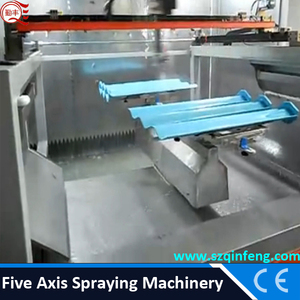 Vỏ âm thanh nắp nhựa Ấm đun nước tự động phun sơn dòng chuyên nghiệp CNC phun sơn máy <span class=keywords><strong>5</strong></span> trục - Product Image 6