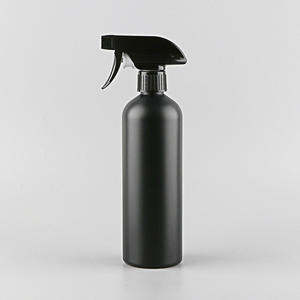 도매 미세 안개 스프레이 500ml HDPE 블랙 빈 병 손 소독제 플라스틱 클리너 리필 액체 비누 펌프 - Product Image 1