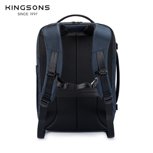 Kingsons Travel <b>Backpack</b> For Men <b>Black</b> Blue Large Capacity With Computer Compartment Leisure Outdoor Use - Product Image 1