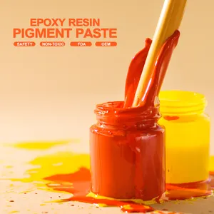 CNMI Epoxy Resin Pigment Paste Metallic Altamente Pigmentada Resina Dye Gold Epoxy Resin Tint Criar 10g Garrafa Embalagem