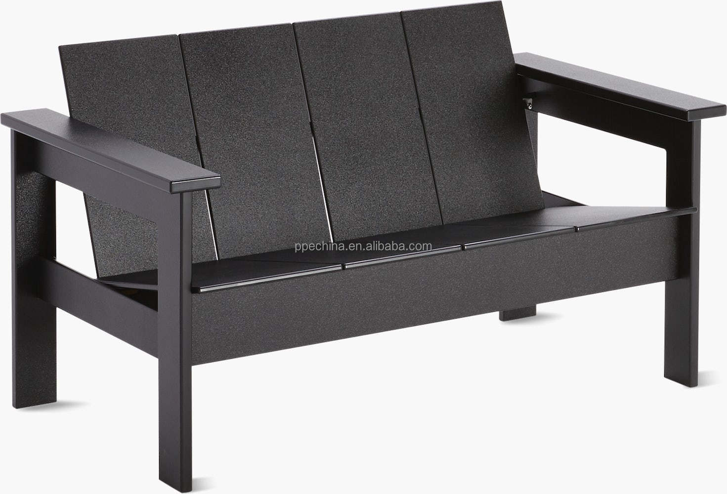Modern Design Luxury Polyethylene Plastic Garden Sofa Furniture Outdoor Leisure Sectional Customized Outdoor Sofa Set