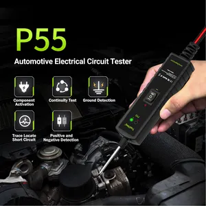 TopDiag P55 Car Electric Circuit Tester Power Probe Tool With LED Display Discharger Short Circuit Tester Tools