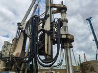 Plataforma de Perforación Rotatoria Usada Soilmec SR80C, Motor de Gasolina de 330kW, Móvil, Profundidad Máxima de Perforación de 200m