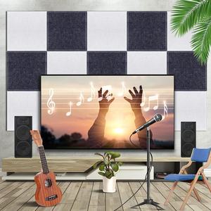 Paneles <span class=keywords><strong>de</strong></span> pared acústicos <span class=keywords><strong>de</strong></span> fieltro <span class=keywords><strong>de</strong></span> PET <span class=keywords><strong>de</strong></span> alta densidad autoadhesivos con borde biselado cuadrado <span class=keywords><strong>de</strong></span> 12x12 pulgadas para sala <span class=keywords><strong>de</strong></span> cine <span class=keywords><strong>en</strong></span> <span class=keywords><strong>casa</strong></span> <span class=keywords><strong>estudio</strong></span> <span class=keywords><strong>de</strong></span> música - Product Image 6