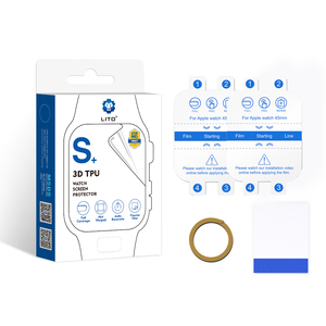 Protecteur d'écran pour <span class=keywords><strong>Apple</strong></span> <span class=keywords><strong>Watch</strong></span>, Film hydraulique souple en Hydrogel Tpu, lot de 2, 3, <span class=keywords><strong>4</strong></span>, 5, 38, 40, 42, <span class=keywords><strong>44mm</strong></span> - Product Image 1