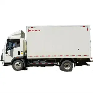 זול מחיר HOWO 6 גלגלים ואן מטענים משאית 5 טון אור מטען תיבת משאית