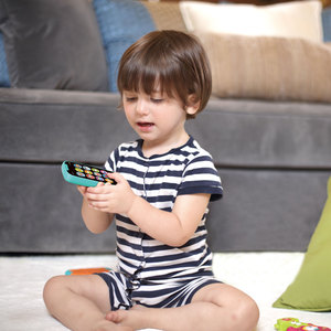 Samtoy Đồ Chơi Điện Thoại Thông Minh Cảm Ứng Cho Trẻ Sơ Sinh Hoạt Động Bằng Pin Học Tập Giáo Dục Sớm Đa Năng Cho Trẻ Mới Biết Đi 12M + - Product Image 2