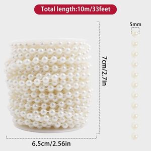 Pearl String Bead Chain Christmas Tree Decor Xmas Merry Christmas Decorations for Christmas Tree Decor - Product Image 2