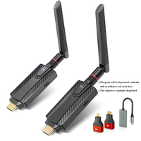 Émetteur et récepteur sans fil HDMI portable Émetteur sans fil 200M étendu pour PS4 PC à TV