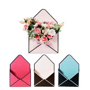批发无标志豪华廉价信封鲜花厂家定制折叠鲜花花束信封 - Product Image 2