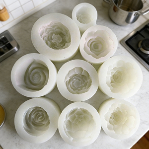 Capacità Mensile: Oltre 100.000 Pezzi, Stampo da Forno in Silicone 3D a Fiore Personalizzabile, per Rose, Peonie, Torte, Zucchero e <span class=keywords><strong>Candele</strong></span> - Product Image 6