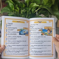 Matériel de formation personnalisé Sicong, livre en anglais à couverture souple, impression en héliogravure, papier kraft, film mat, 130 phrases en anglais