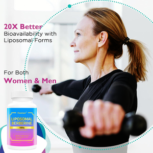 로즈베스트 OEM 자체 브랜드 천연 1500mg 유기농 리포좀 베르베린 HCL 소프트젤 캡슐 면역 건강 보조제 - Product Image 4