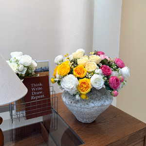 Fleurs de pivoine artificielles en soie, haute simulation, 10cm-30cm, décoration de mariage et de maison, style classique - Product Image 1