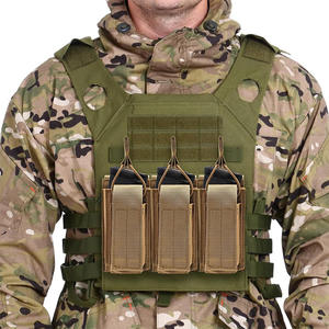 Pochette universelle en nylon étanche Triple Mag 3 emplacements Magazine accessoire de chasse de tir en plein air équipement de défense personnelle - Product Image 5