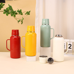 Stainless Steel Thermos 316 Large Capacity With Handle Thermal Insulation For <b>Camping</b> Household Use - Product Image 2