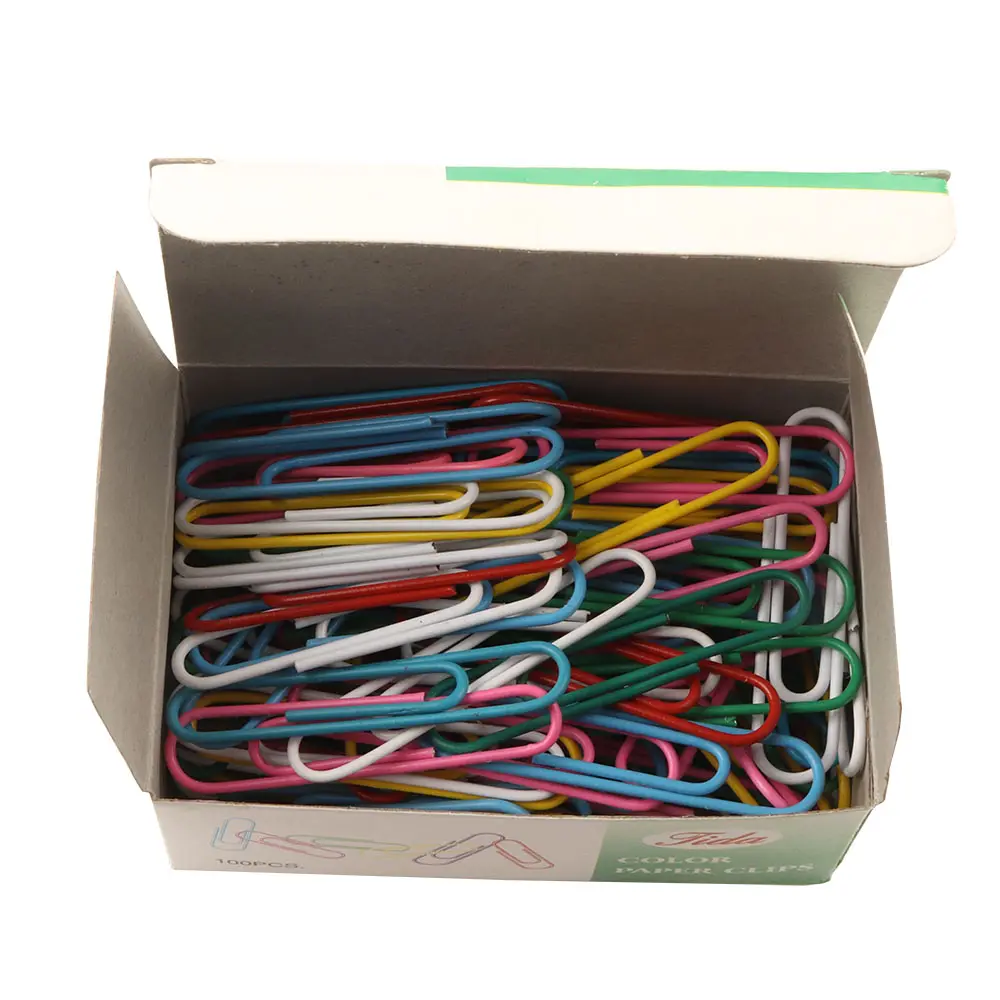 Hot Sale 25mm manufactured custom colorful shape water drop paper clip