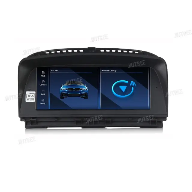 Araba radyo CarPlay Android oto multimedya oynatıcı BMW 7 serisi E65 E66 2005-2009 GPS navigasyon WIFI 4G LTE Stereo ekran