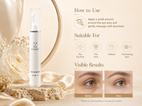 Crème pour les yeux au peptide Pro-Xylane HPR, rétinol anti-âge, raffermissante, liftante, crème pour les yeux resserrante, réparatrice des rides, OEM