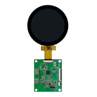 Layar HMI 2.8 Inci MIPI TFT Layar Sentuh LCD Bulat Raspberry Pi dengan Papan Pengembangan Resolusi Tinggi 480*480