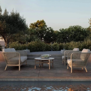 Ensemble pastoral en rotin, canapé de jardin moderne en plein air, combinaison réglable, polyvalent, coloré, en <span class=keywords><strong>teck</strong></span>, personnalisé, salon - Product Image 6