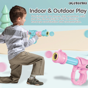 2 Guns hava basıncı küçük mermi hava yumuşak silah topları oyuncak sünger topu ile - Product Image 3