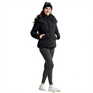 Women Winter Puffer <b>Jacket</b> Coat Quilted Warm Outerwear Cold Weather Lightweight Fashionable Bubble <b>Jacket</b> Ladies - Product Image 1