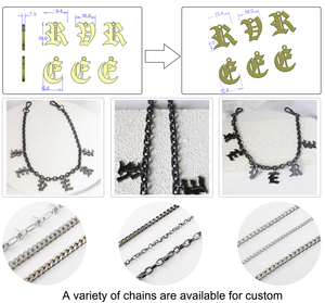 Portafoglio catena Logo Custom in metallo in acciaio inox Hip Hop Punk <span class=keywords><strong>pantaloni</strong></span> Pocket Custom portafoglio catena di Jeans <span class=keywords><strong>per</strong></span> gli uomini - Product Image 4