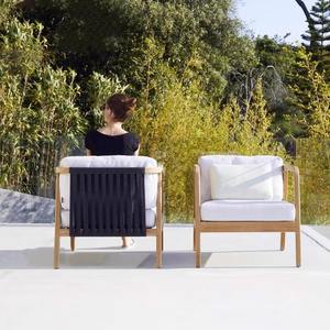 Conjunto de Sofás de Madera para Exteriores en Forma de L, Muebles de Jardín Impermeables para Patio y Balcón - Product Image 2