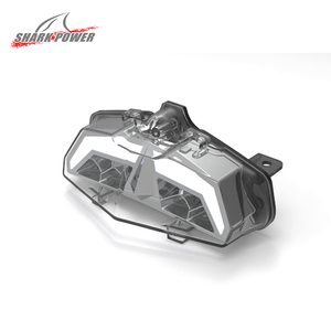 ไฟท้ายมอเตอร์ไซค์ Shark Power แบบดัดแปลง ไฟท้าย LED ไฟเบรก ไฟเลี้ยว สำหรับมอเตอร์ไซค์ <span class=keywords><strong>M-Slaz</strong></span> - Product Image 3