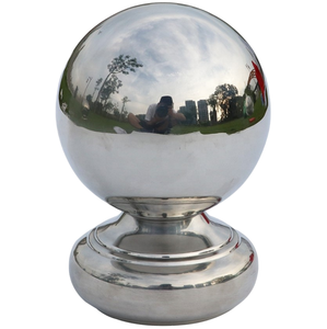316L Stainless Steel Spindle <b>Ball</b> for Handrail Stanchion AiSi Standard Mirror Shinny Surface - Product Image 1
