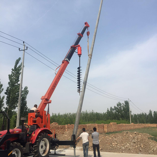 Tractor Hydraulic Auger Drill Water Well Hole Digging Pole Erection Multifunction Machine