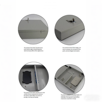 Boîtier de distribution de fibres optiques DENIXI mural 24/48 ports ODF pour câblage intérieur et extérieur