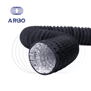 通気コンビアルル/<span class=keywords><strong>PVC</strong></span>フレキシブルダクト10m HVACアルミニウム & ポリエステルフレキシブルダクト用ソリューショングラフィックデザイン - Product Image 1