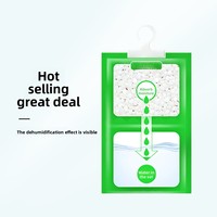 Sachet déshumidificateur domestique suspendable écologique anti-moisissure absorbant l'humidité, protecteur de placard, 50%-80% actif