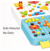 Coffret Créatif AJB 198+ pièces – Kit de Construction STEM pour Enfants – Outils DIY, Vis, Perceuse, Puzzle Animaux – Jouet de Construction pour les 5-13 ans – Éveil Précoce