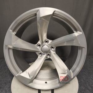 Jantes forgées gris brossé personnalisées à 5 branches 5x112 19 20 21 22 pouces pour <span class=keywords><strong>Audi</strong></span> <span class=keywords><strong>A3</strong></span> 8V A4 B8 B9 VW Golf Mk7 Passat B8 Tiguan - Product Image 1